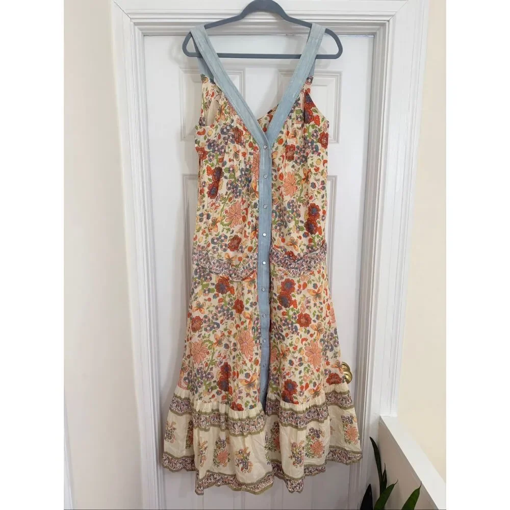 Free People Kelso Maxi Dress- Selling as is - Picture 3 of 9